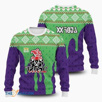 Pokemon Poison Type Uniform Manga Anime Christmas Ugly Sweater | Favorety AU