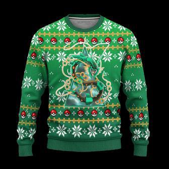 Pokemon Rayquaza Anime Ugly Christmas Sweatshirt Xmas Gift | Favorety DE