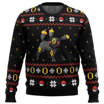 Pokemon Ring of Umbreon Ugly Christmas Sweater | Favorety CA