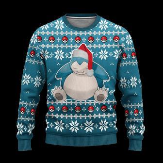 Pokemon Snorlax Anime Ugly Christmas Sweatshirt Xmas Gift | Favorety UK