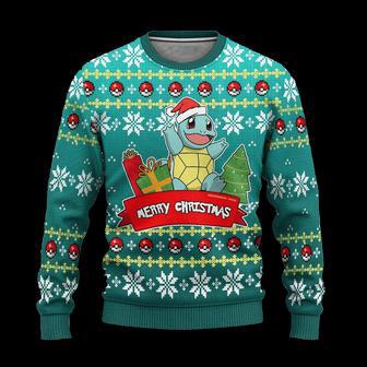 Pokemon Squirtle Anime Ugly Christmas Sweatshirt Xmas Gift | Favorety DE