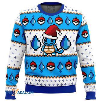 Pokemon Squirtle Gift For Fan Anime Christmas Ugly Sweater | Favorety DE