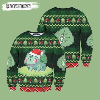 Pokemon Ugly Christmas Sweater Bulbasaur Pokemon Pokeball Anime Gift | Favorety DE