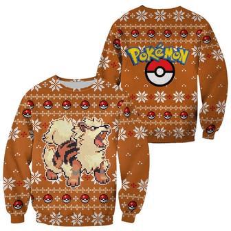 Pokemon Ugly Christmas Sweater Custom Arcanine Xmas Gift | Favorety UK