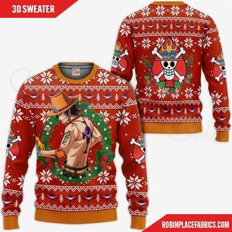 Portgas Ace Ugly Christmas Sweater One Piece Anime Xmas | Favorety AU