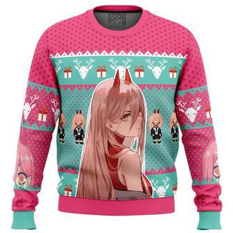 Power Chainsaw Man Ugly Christmas Sweater | Favorety DE