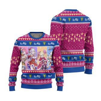 Re Zero Members Ugly Christmas Sweater | Favorety