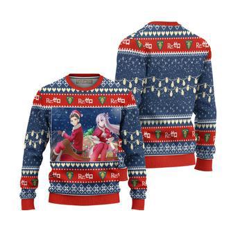 Re Zero Natsuki x Emilia Ugly Christmas Sweater | Favorety AU