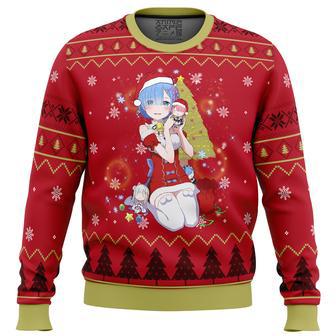 Re Zero Rem Christmas Ugly Christmas Sweater | Favorety AU