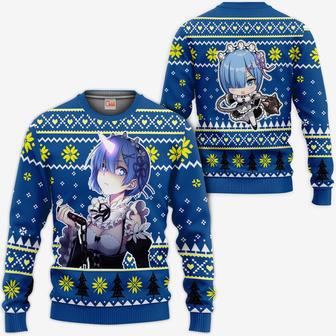 Re Zero Rem Ugly Christmas Sweater Custom Anime Xmas Gifts | Favorety DE