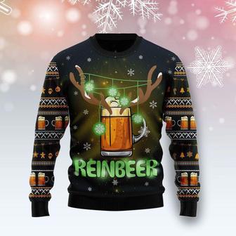 Reindeer Sweater Beer Sweater Reinbeer Beer Pattern Ugly Sweater | Favorety