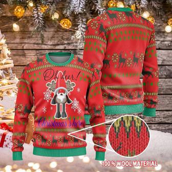 Reindeer Sweater Oh Deer Christmas Is Here Red Ugly Sweater | Favorety DE