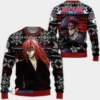 Renji Abarai BLEACH Custom Gift For Fan Anime Christmas Ugly Sweater | Favorety DE