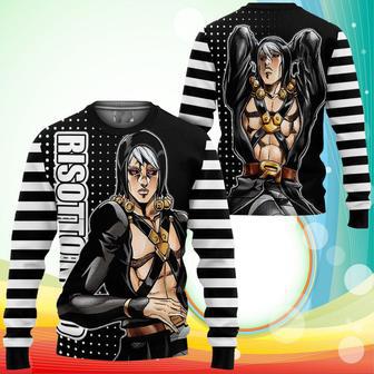 Risotto Nero Sweatshirt Anime JoJo's Bizarre Adventure Sweater | Favorety AU