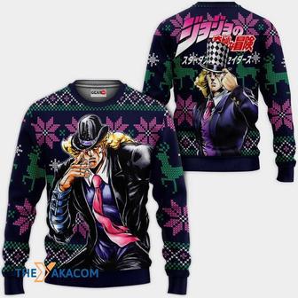 Robert Speedwagon Gift For Fan Anime Christmas Ugly Sweater | Favorety AU