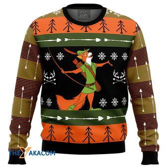 Robin Hood Gift For Fan Anime Christmas Ugly Sweater | Favorety AU