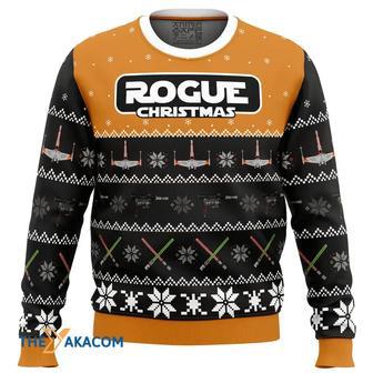 Rogue Christmas Star Wars Custom Gift For Fan Anime Christmas Ugly Sweater | Favorety