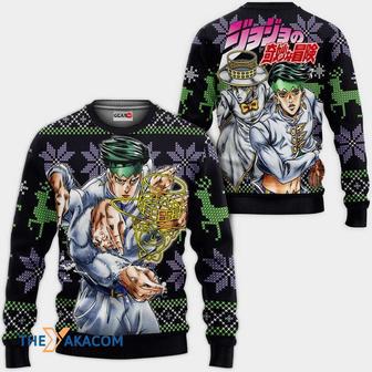 Rohan Kishibe JJBA Custom Gift For Fan Anime Christmas Ugly Sweater | Favorety UK