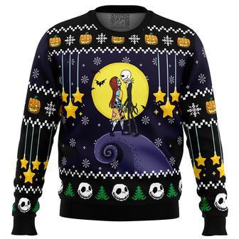 Romantic Nightmare The Nightmare Before Christmas Ugly Christmas Sweater | Favorety CA