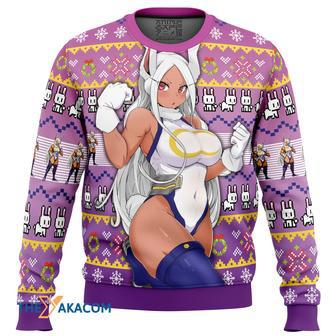 Rumi Usagiyama Mirko My Hero Academia Gift For Fan Anime Christmas Ugly Sweater | Favorety AU