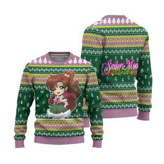 Sailor Jupiter Ugly Christmas Sweater Sailor Moon Custom Anime Knitted Sweatshirt | Favorety