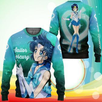 Sailor Mercury Ami Mizuno Sweatshirt Sailor Moon Anime Sweater | Favorety