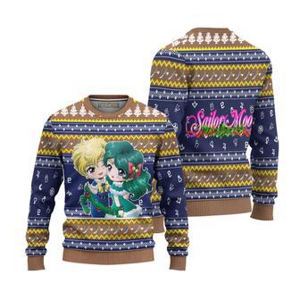 Sailor Uranus Ugly Christmas Sweater Sailor Moon Custom Anime Knitted Sweatshirt | Favorety CA