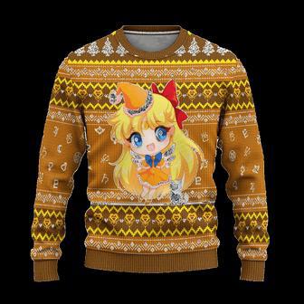 Sailor Venus Ugly Christmas Sweatshirt Sailor Moon Anime Xmas Gift | Favorety