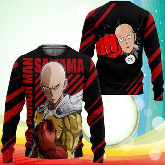 Saitama Sweatshirt One Punch Man Anime Sweater | Favorety AU