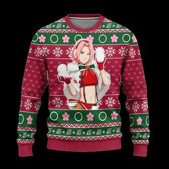 Sakura Teen Age Ugly Christmas Sweater Naruto Anime Xmas Gift | Favorety CA