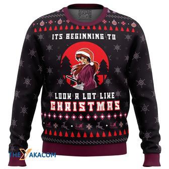 Samurai X Its Beginning To Look a Lot Like Christmas Custom Gift For Fan Anime Christmas Ugly Sweater | Favorety AU