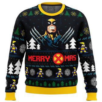 Santa Claws Wolverine Marvel Ugly Christmas Sweater | Favorety UK