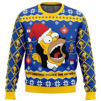 Santa Homer The Simpsons Ugly Christmas Sweater | Favorety UK