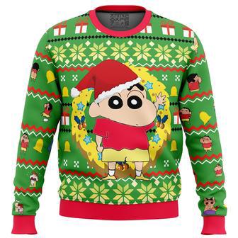 Santa Shinnosuke Crayon Shin-chan Ugly Christmas Sweater | Favorety DE