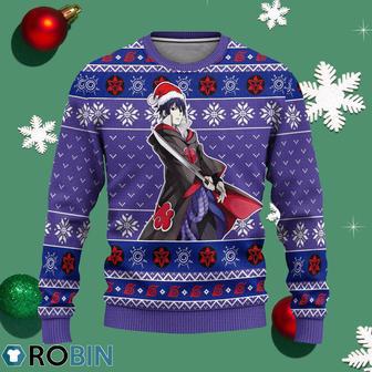 Sasuke Akatsuki Ugly Christmas Sweater Naruto Anime Xmas Gift | Favorety CA