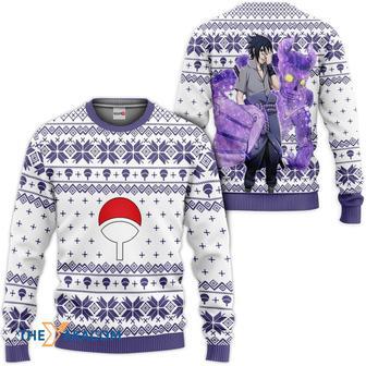 Sasuke Susanoo Custom Gift For Fan Anime Christmas Ugly Sweater | Favorety CA