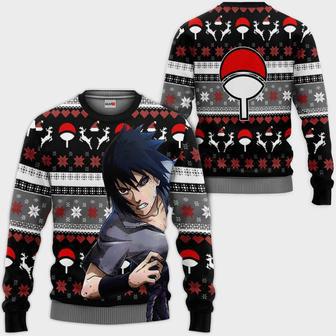 Sasuke Uchiha Ugly Christmas Sweater Custom Anime | Favorety UK