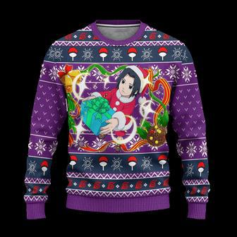 Sasuke Ugly Christmas Sweatshirt Naruto Anime Xmas Gift | Favorety CA