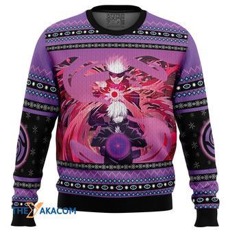 Satoru Gojo Jujutsu Kaisen Gift For Fan Anime Christmas Ugly Sweater | Favorety