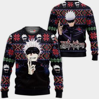 Satoru Gojo Ugly Christmas Sweater Custom Anime Jujutsu Kaisen Xmas Gifts | Favorety CA