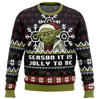 Season Jolly Star Wars Ugly Christmas Sweater | Favorety