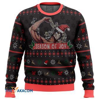 Season of Joy Attack on Titan Gift For Fan Anime Christmas Ugly Sweater | Favorety