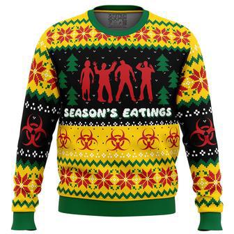 Season's Eatings Zombie Ugly Christmas Sweater | Favorety