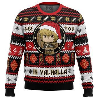 See You in Valhalla Vinland Saga Christmas Sweater | Favorety AU