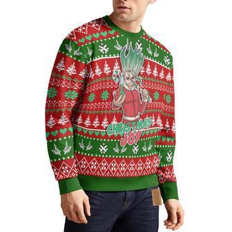 Senku Ishigami Dr Stone Ugly Christmas Sweater | Favorety