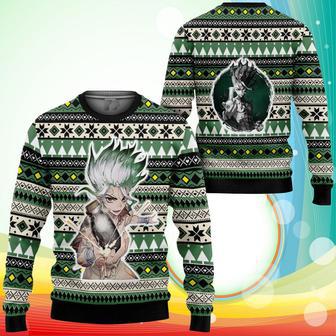 Senku Ishigami Ugly Christmas Sweater Anime Dr Stone Xmas Gifts | Favorety DE