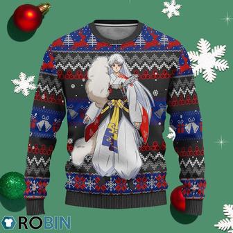 Sesshomaru Ugly Christmas Sweater Inuyasha Anime Xmas Gift | Favorety UK