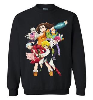 Seven Deadly Sins Anime Manga Dragon Sin Of Wrath Sweatshirt | Favorety