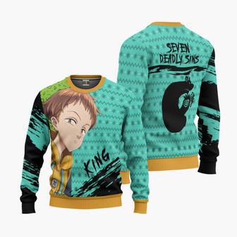 Seven Deadly Sins King Ugly Christmas Knitted Sweatshirt | Favorety CA