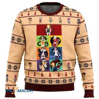 Seven Deadly Sins Minimal Custom Gift For Fan Anime Christmas Ugly Sweater | Favorety DE